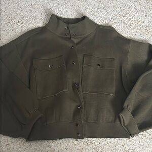 Olive Green Women's Sweater